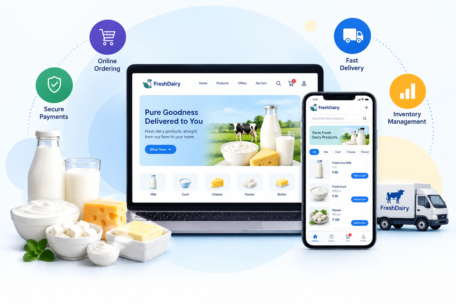 Dairy E-Commerce Management