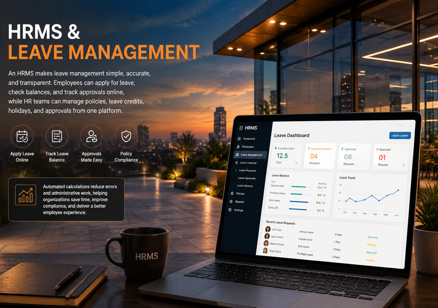 How HRMS Simplifies Leave Management and Improves Employee Experience